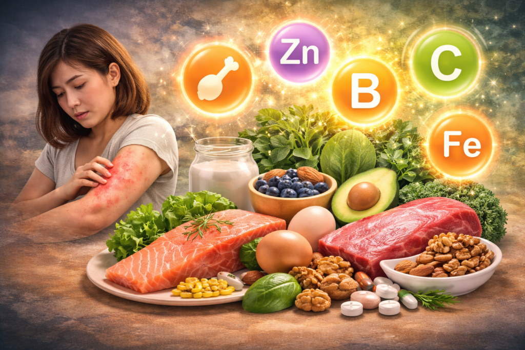 【不足するとアトピーが悪化する栄養素】