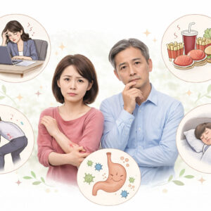 【アトピーが中年以降に悪化する要因】