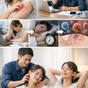 【アトピーの悪化とストレス】